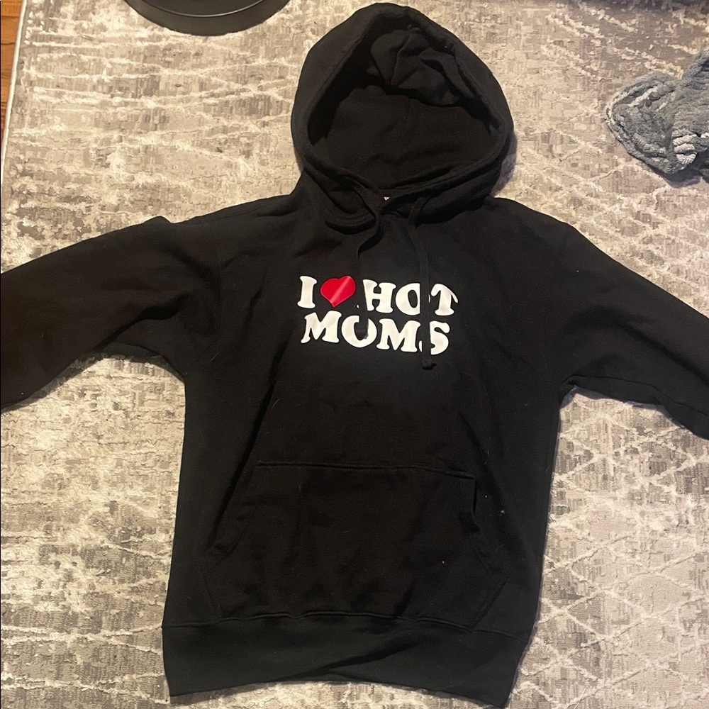 Black Hoodie with Graphic Print